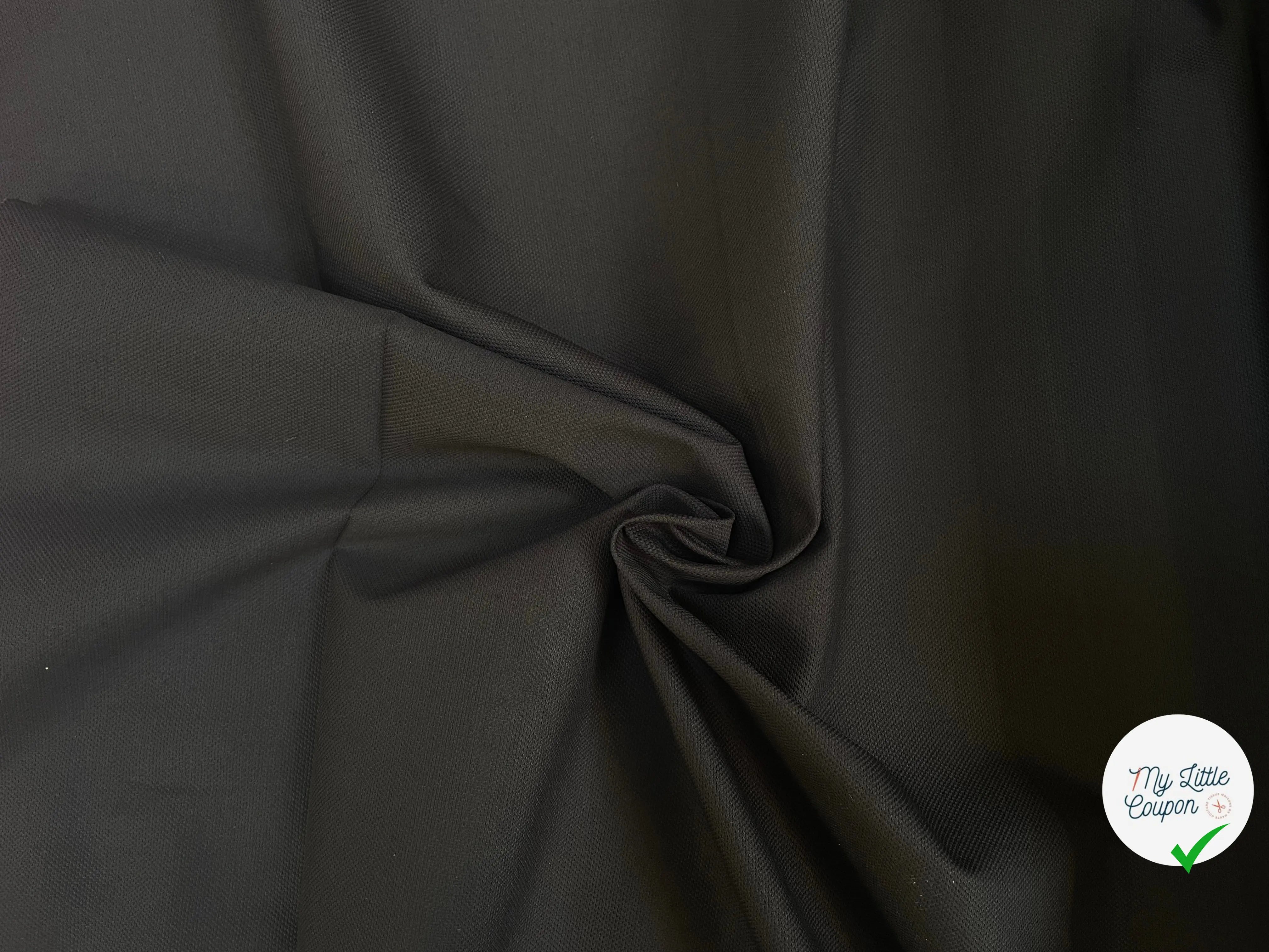 PIQUÉ DE COTON NOIR 100% COTON - My Little Coupon