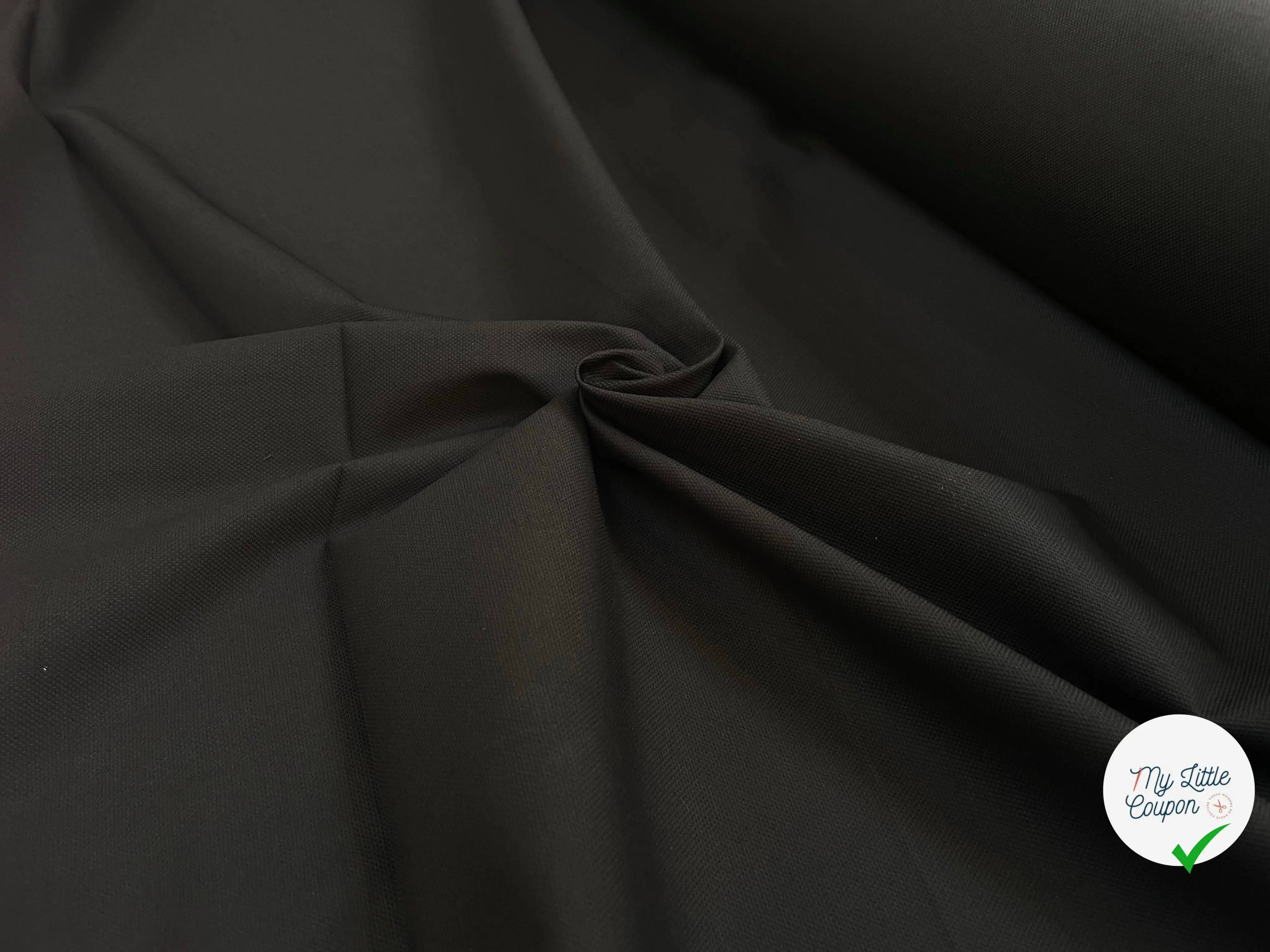 PIQUÉ DE COTON NOIR 100% COTON - My Little Coupon