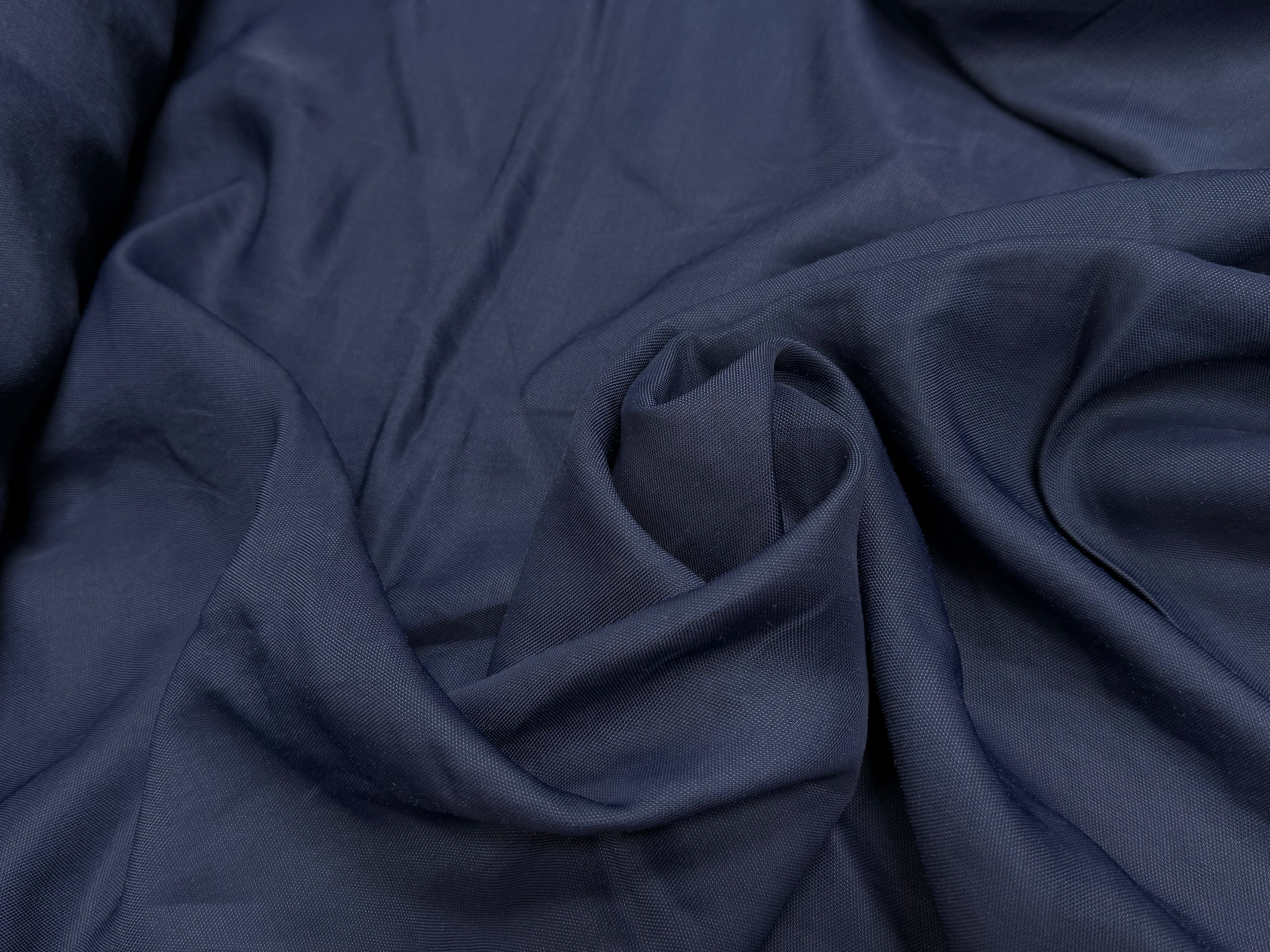 PIQUÉ DE COTON ULTRA FLUIDE BLEU MARINE - My Little Coupon