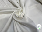 PIQUÉ DE COTON UNI BLANC FIG - My Little Coupon