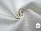 PIQUÉ DE COTON VAGUELETTE CONTRECOLLÉ PRESTIGE - My Little Coupon - tissu - coudre