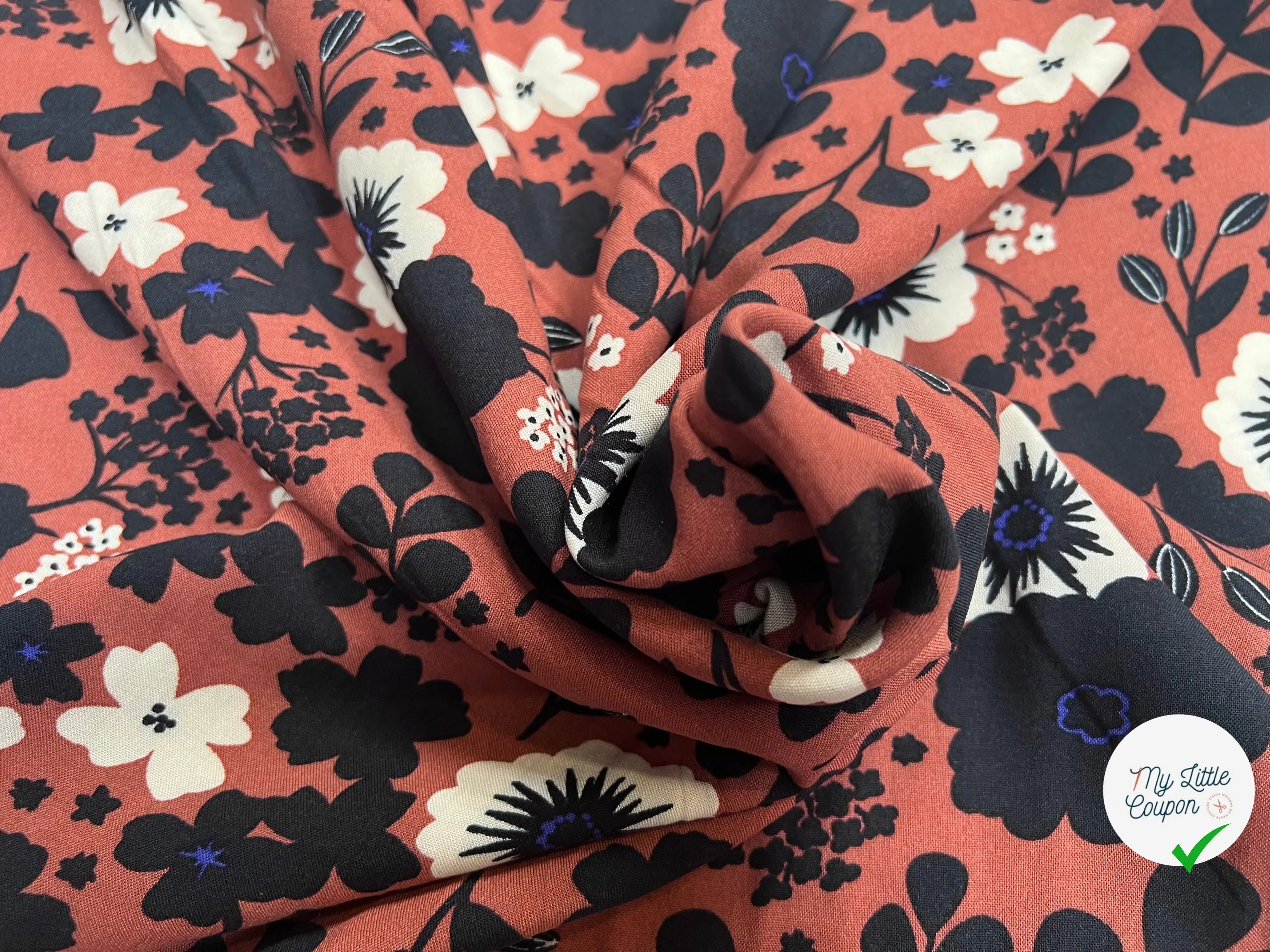 PLA 10M VISCOSE DOVY MARRON / NOIR 1B Y1 150 - My Little Coupon