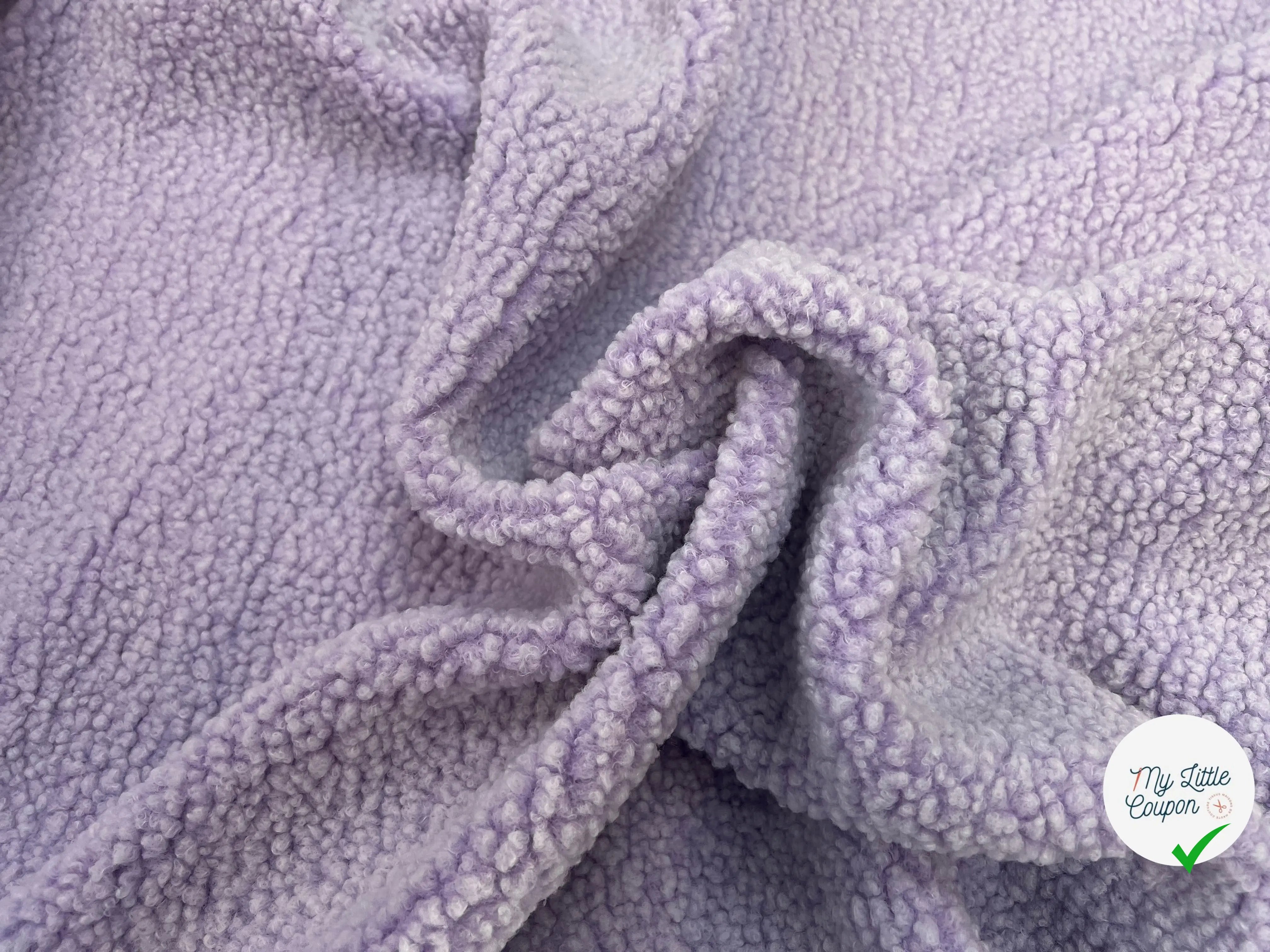 POLAIRE BOUCLETTE PURPLE/ECRU - My Little Coupon