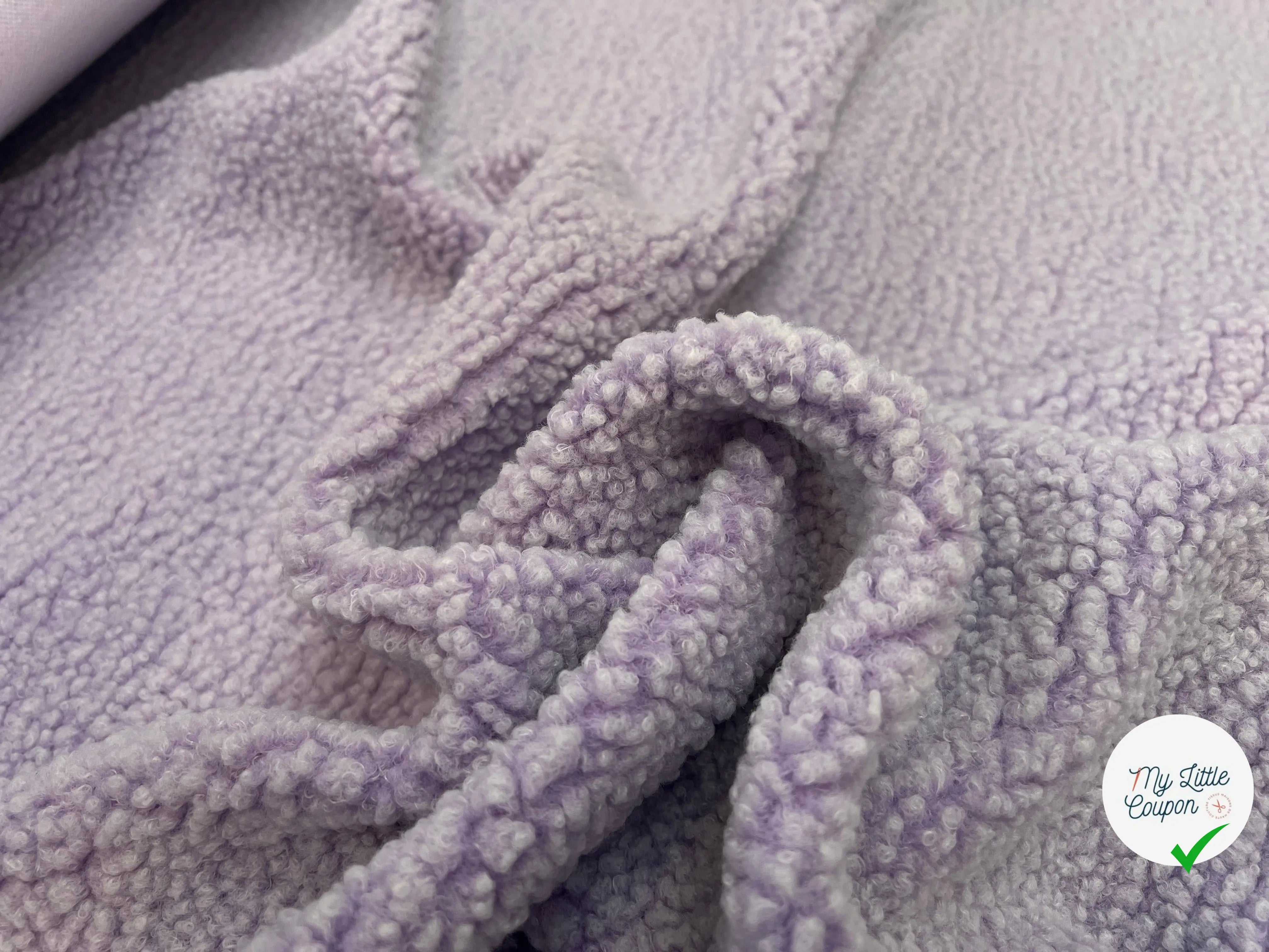POLAIRE BOUCLETTE PURPLE/ECRU - My Little Coupon