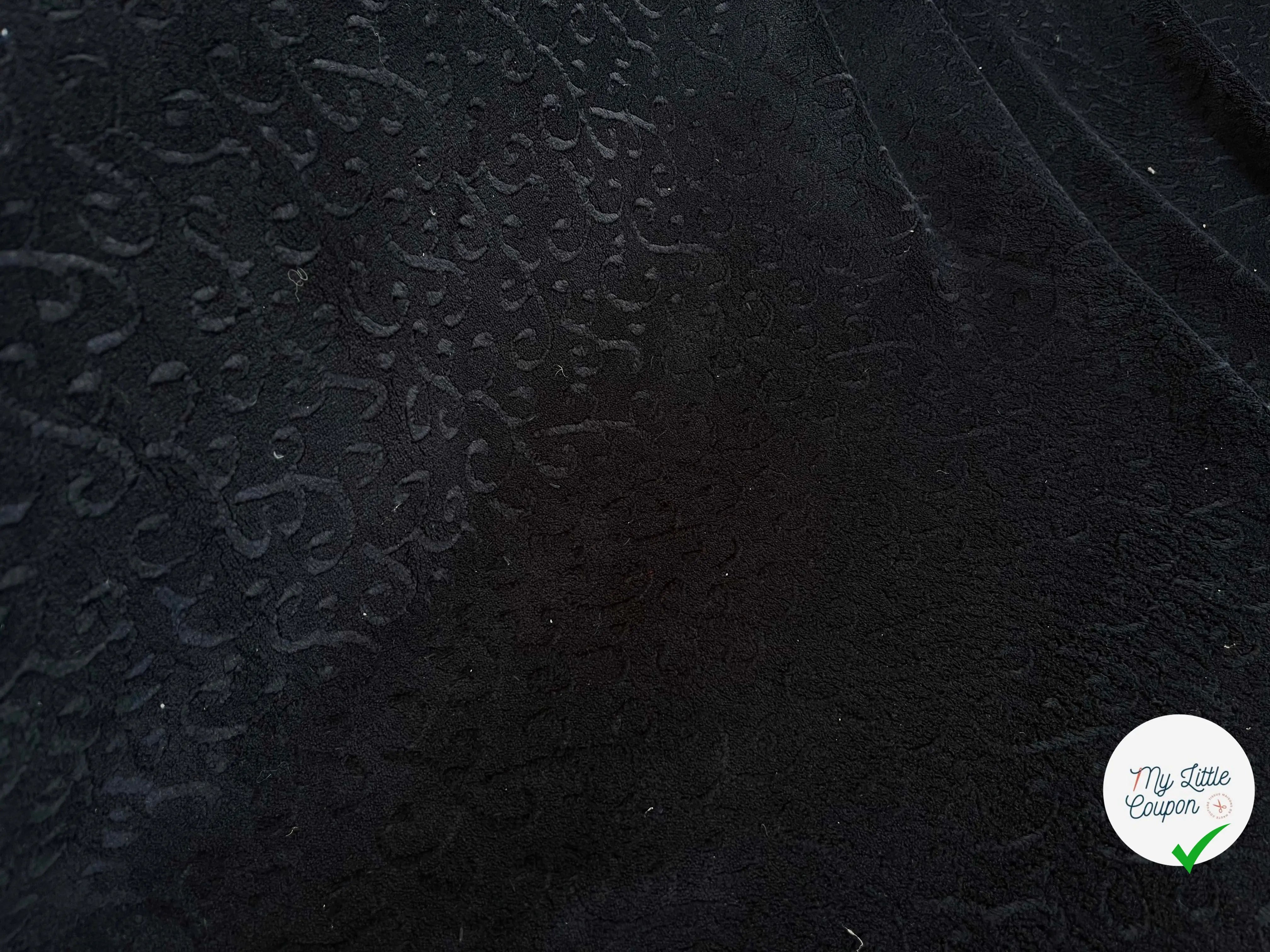 POLAIRE TOUT DOUX JACQUARD MARINE FONCÉE - My Little Coupon