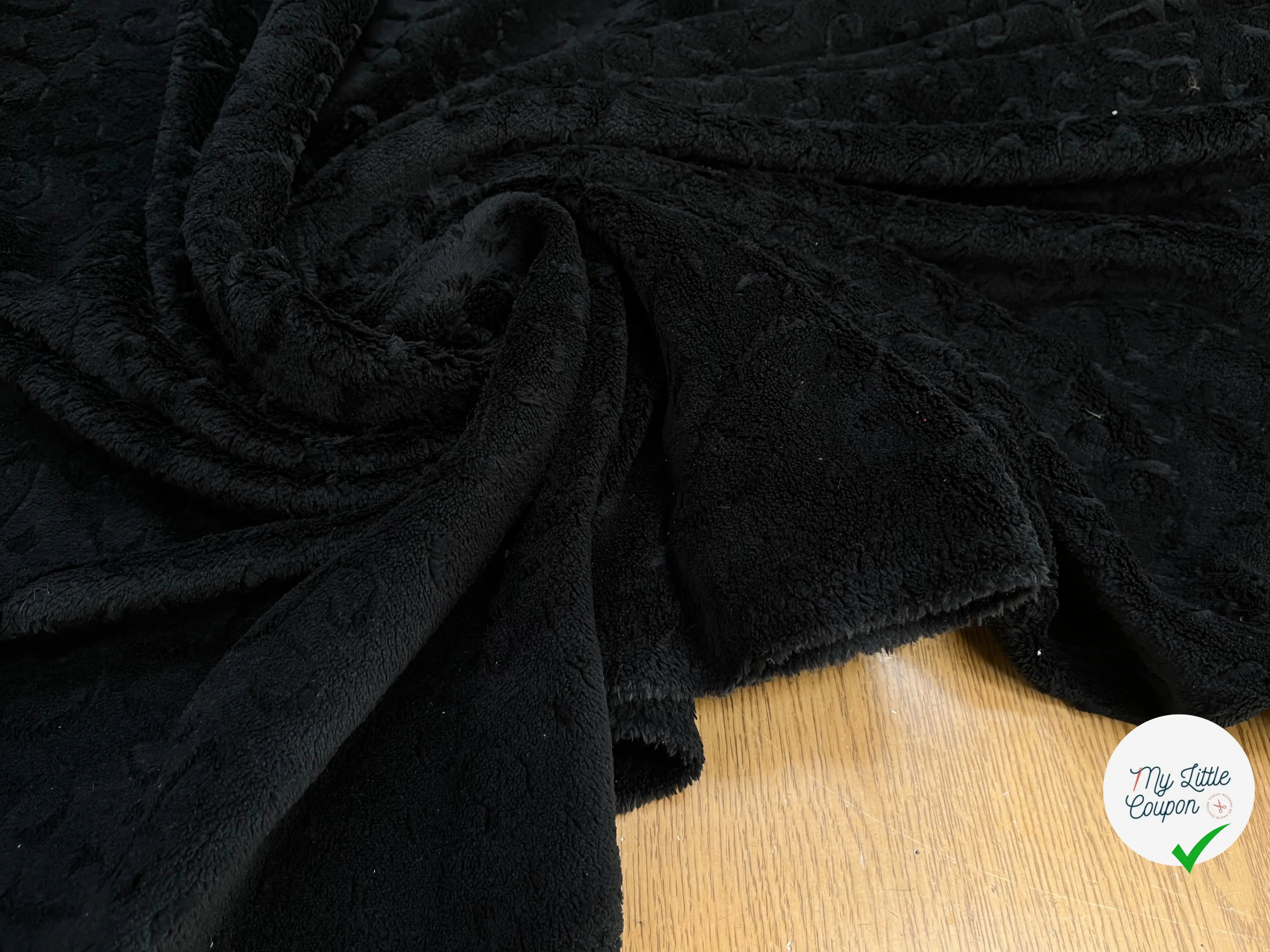 POLAIRE TOUT DOUX JACQUARD NOIR - My Little Coupon