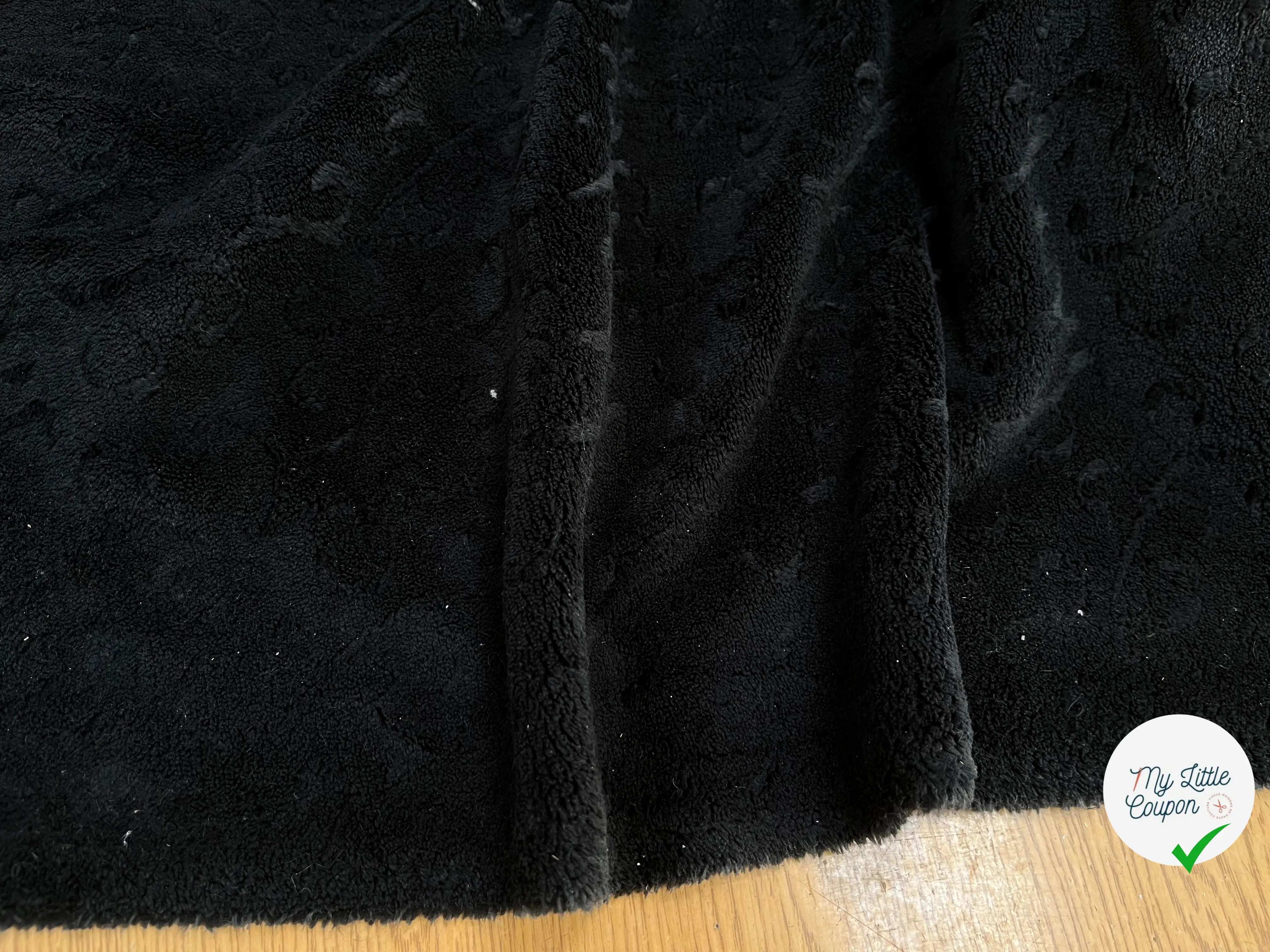 POLAIRE TOUT DOUX JACQUARD NOIR - My Little Coupon