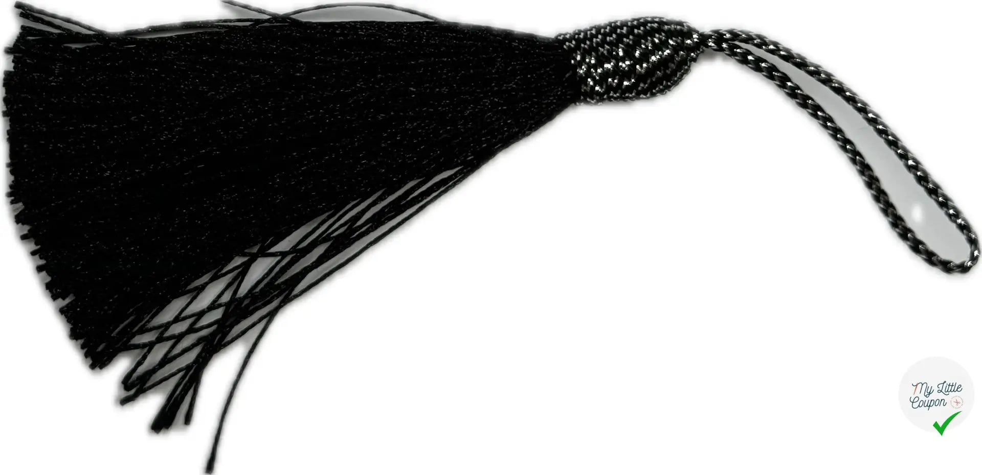 POMPON NOIR 10CM (lot de 2) - My Little Coupon