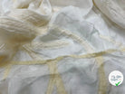 PONGÉ DE SOIE REBRODÉE SAVANTES CONNECTIONS IVOIRE - My Little Coupon - tissu - coudre