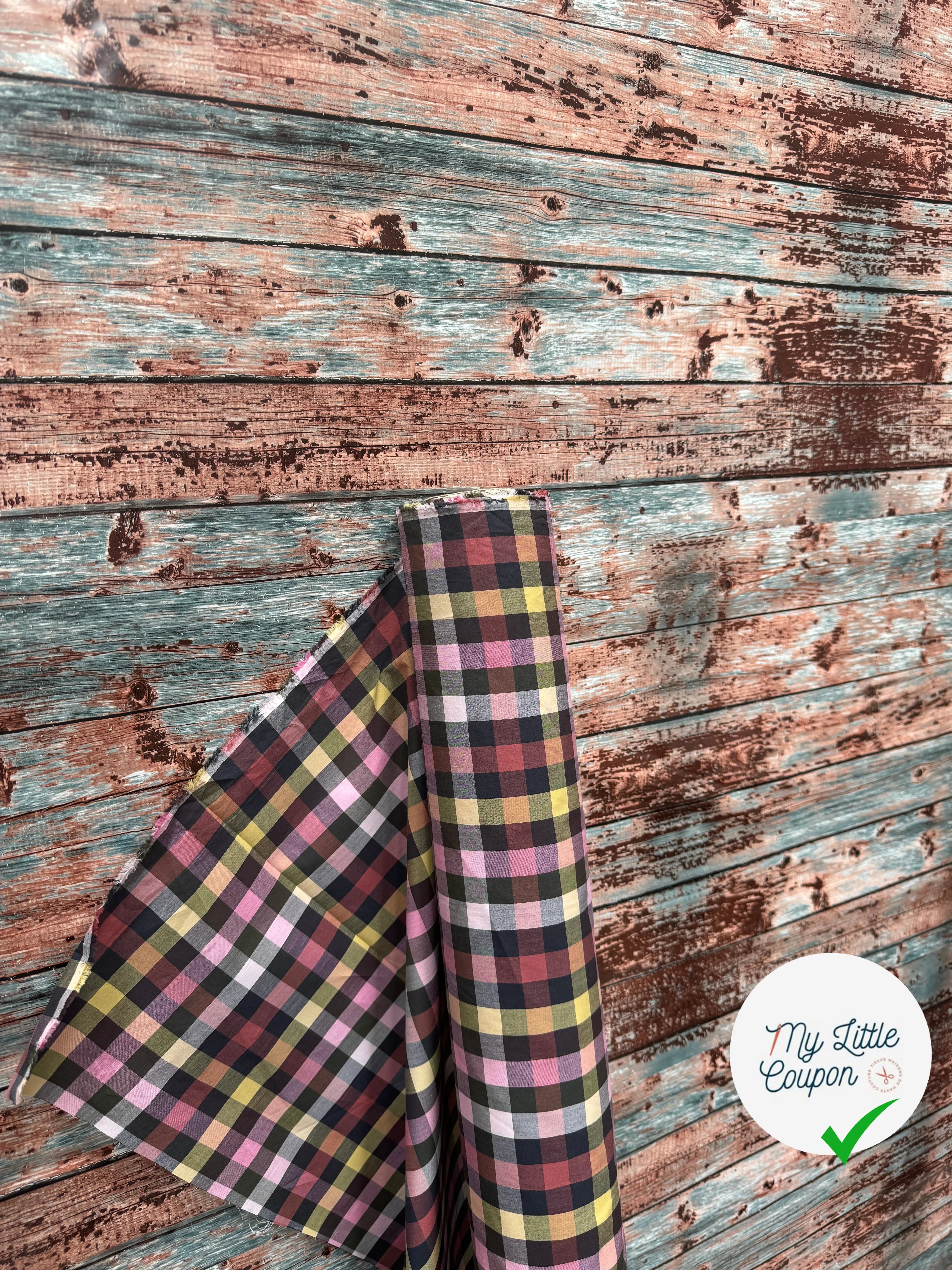 POPELINE 100% COTON ALBINI PORQUEROLLES - My Little Coupon