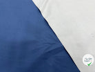 POPELINE BLEU INDIGO CONTRECOLLÉ POPELINE BLANCHE - My Little Coupon - tissu - coudre