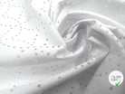 POPELINE BRODÉE CERCLES MABI OUVES - My Little Coupon - tissu - coudre