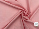 POPELINE CHEMISE FINES RAYURES ROSE PÊCHE - coupon de tissu de 3 mètres - My Little Coupon - tissu - coudre