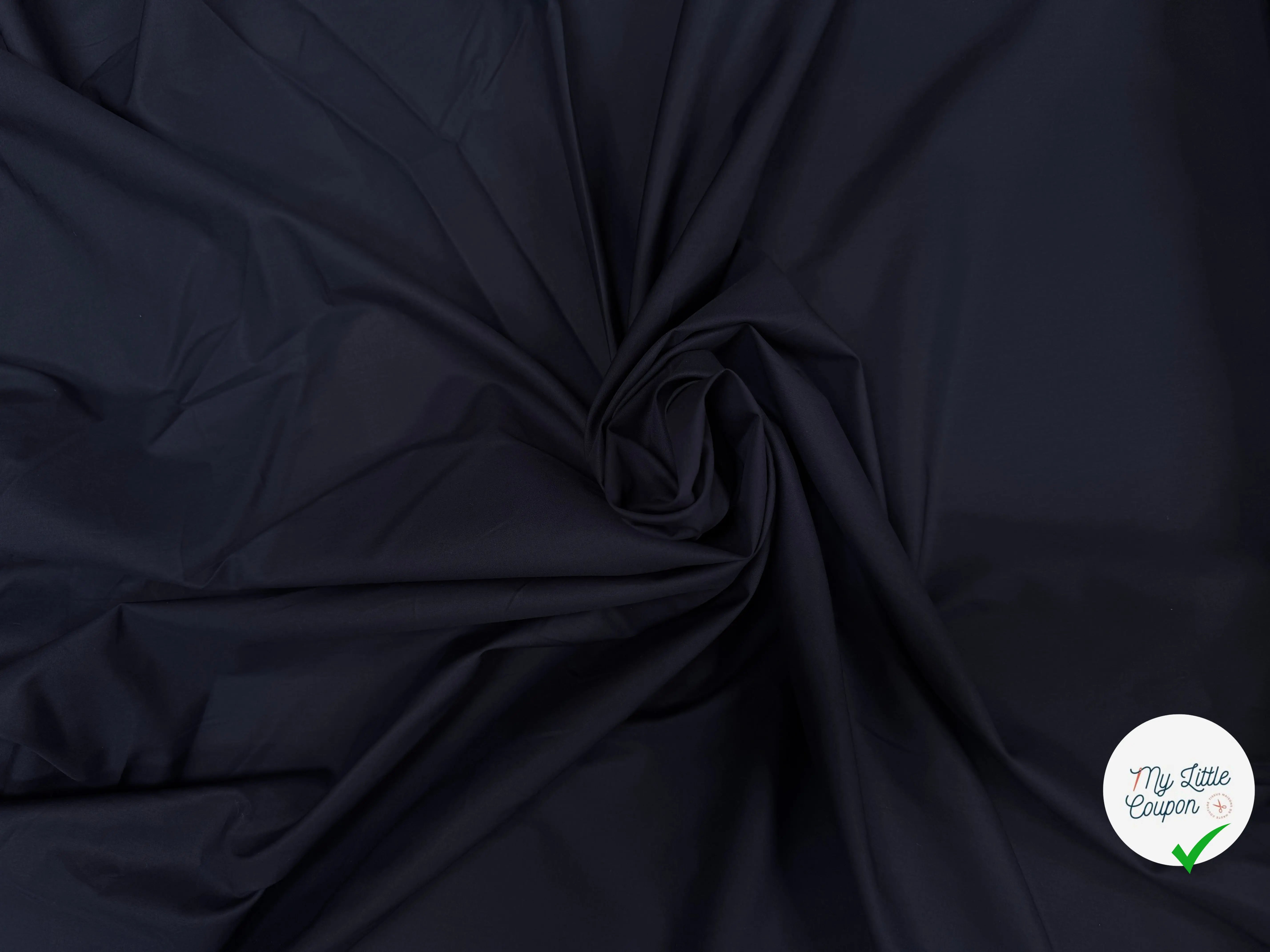 POPELINE CHIC COTON BLEU - My Little Coupon