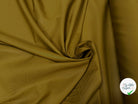 POPELINE CHIC COTON OLIVE MOUTARDE - My Little Coupon