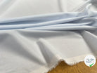 POPELINE COTON  BLANCHE FINES RAYURES BLEUX - My Little Coupon