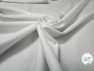 POPELINE COTON BLANCHE RAYURES TYPE OTTOMAN BLANCHES LIZIERE AVEC DESSIN - My Little Coupon