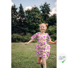 FINE POPLIN DIGITAL FLOWERS – FUCHSIA - My Little Coupon