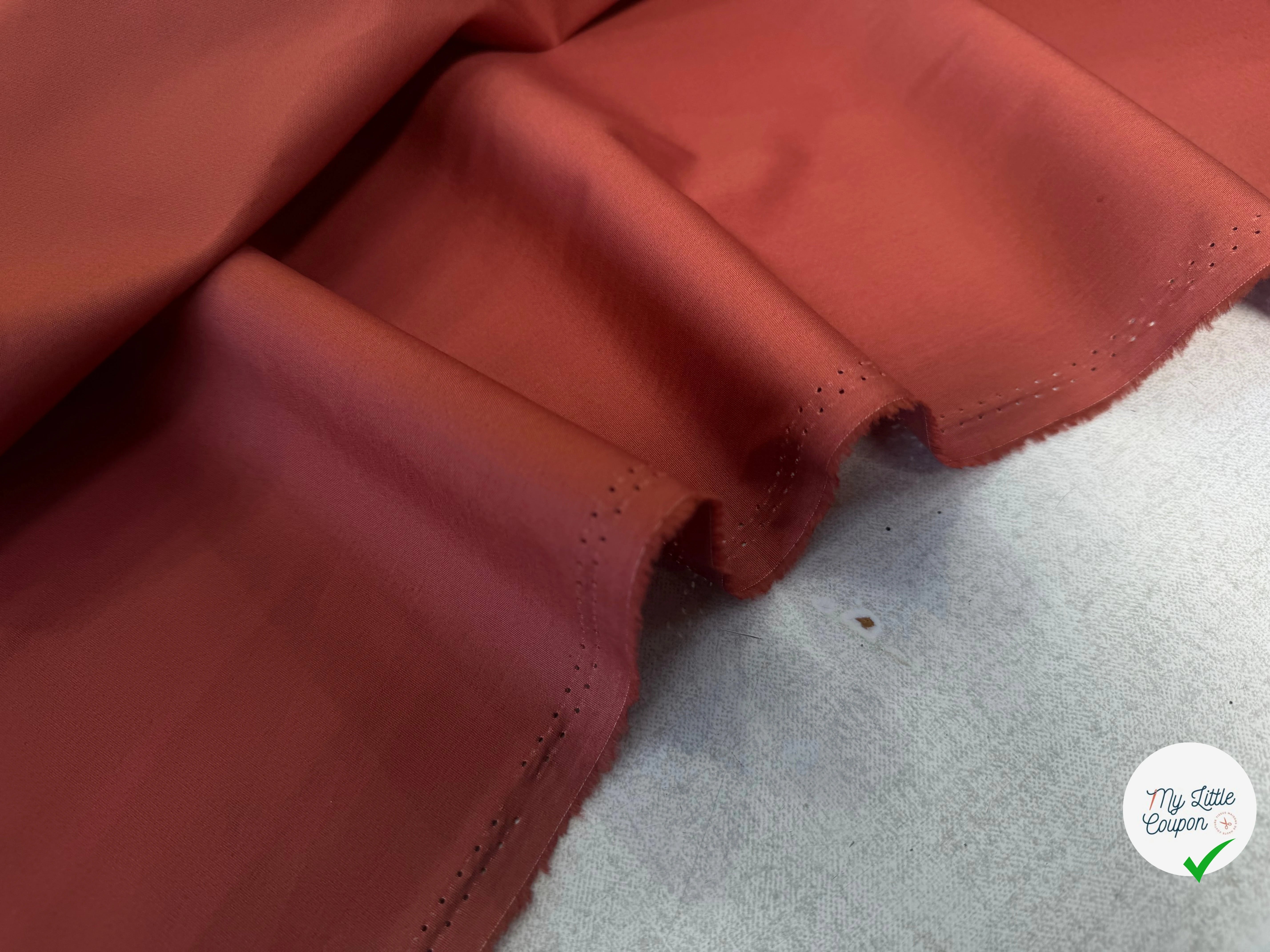 POPELINE COTON FEU LAIZE 150 - My Little Coupon
