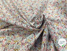 POPELINE COTON IMPRIMÉE FINCK BLANC / M.ETEINTS - My Little Coupon