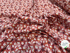 POPELINE COTON IMPRIMÉE HANEVE ROSE FRUITE / M.CHAUDS - My Little Coupon