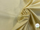 POPELINE COTON JAUNE VANILLE SUPERBE EFFET CRAQUANT 100% COTON - My Little Coupon