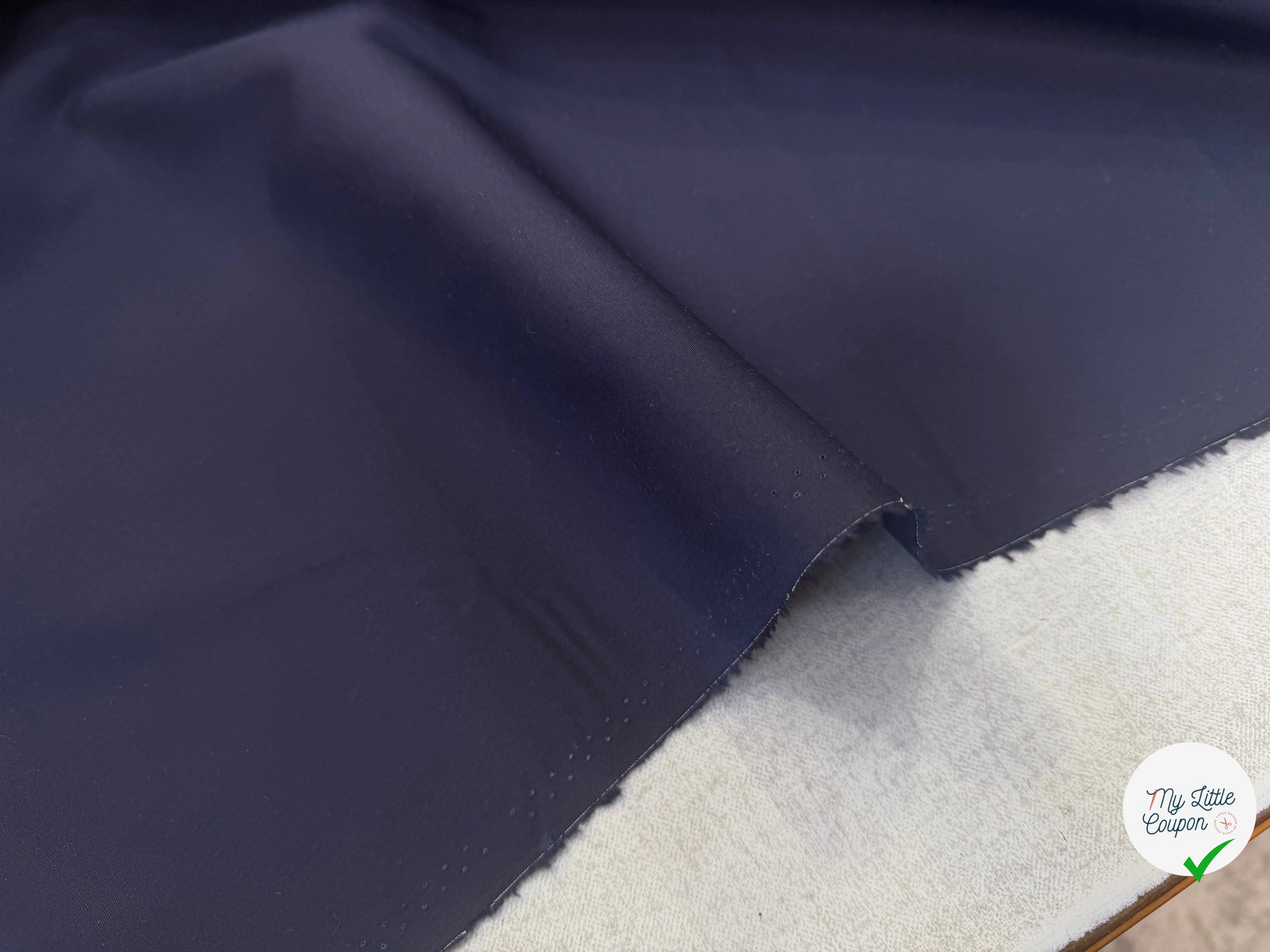 POPELINE COTON MARINE LAIZE 150 - My Little Coupon