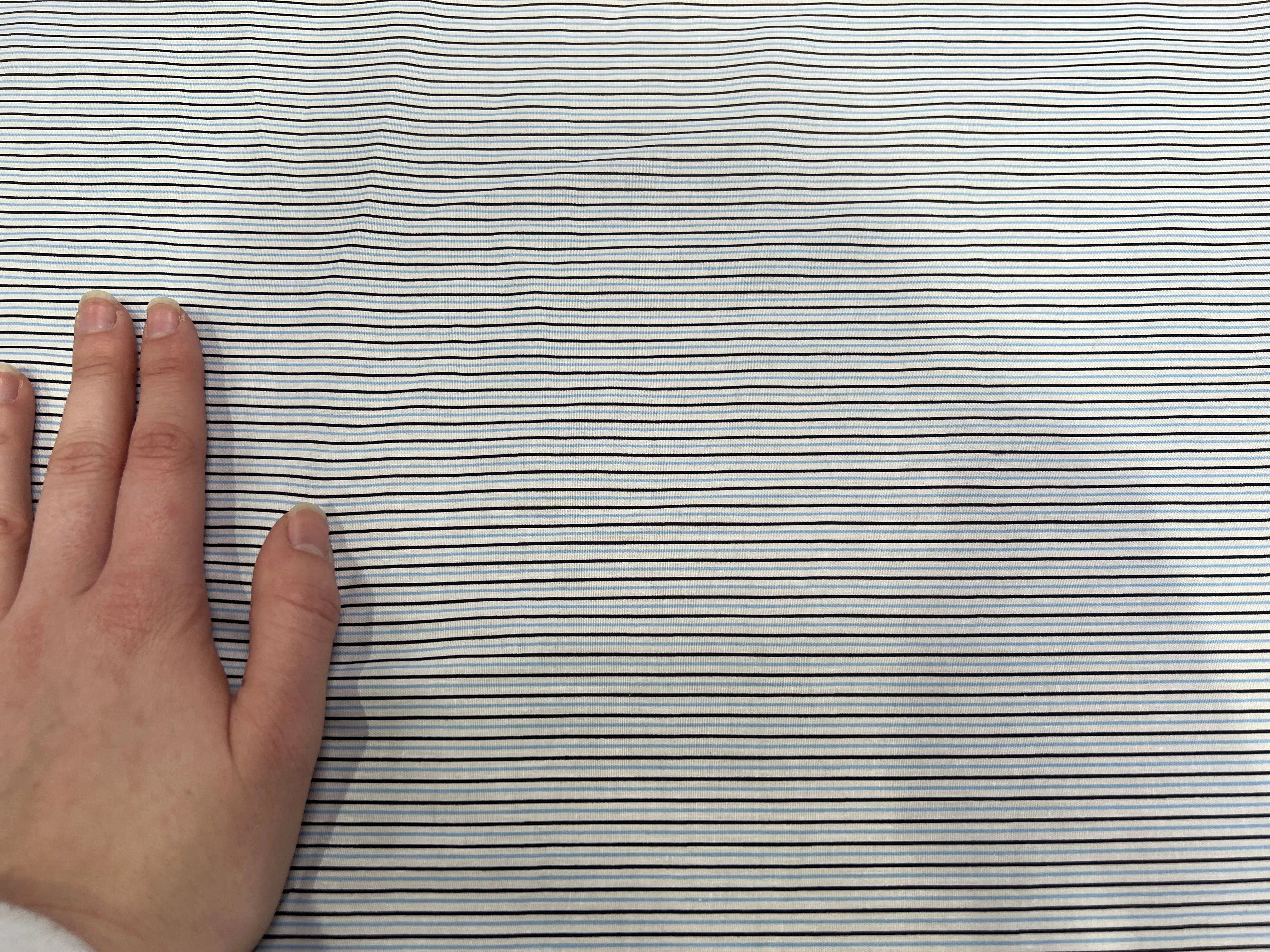 POPELINE COTON RAYÉE - My Little Coupon