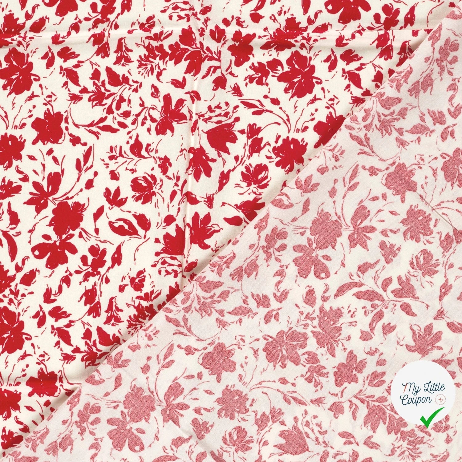 POPELINE DE BAMBOU FLOWERS 1 - My Little Coupon