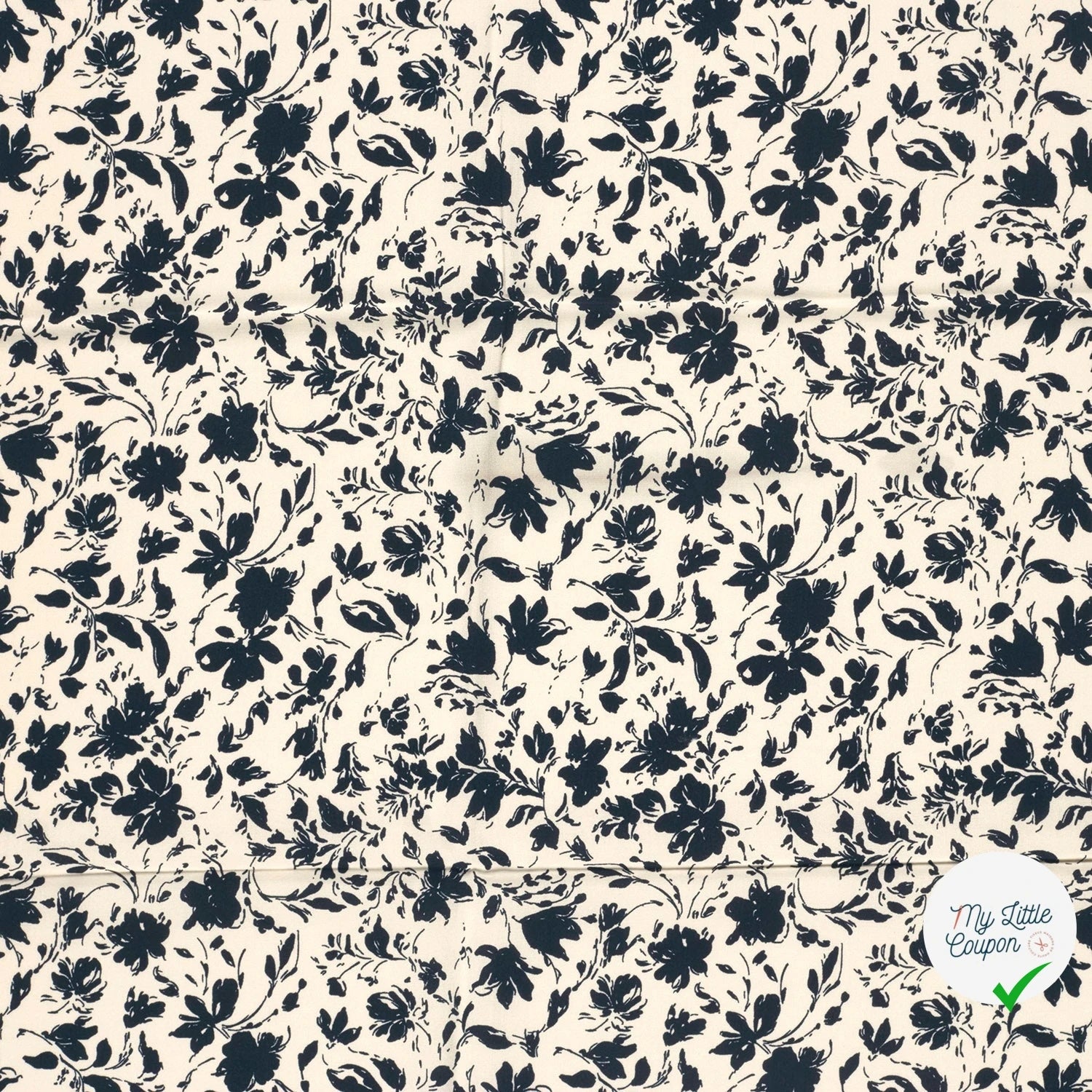 POPELINE DE BAMBOU FLOWERS 2 - My Little Coupon