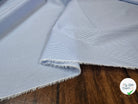 POPELINE DE COTON 100% COTON À RAYURES BLEU ET BLANC - My Little Coupon