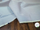POPELINE DE COTON 100% COTON BLANCHE À POIS NAVY - My Little Coupon