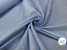 POPELINE DE COTON 100% COTON BLEU ET BLANC - My Little Coupon