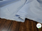 POPELINE DE COTON 100% COTON BLEU ET BLANC - My Little Coupon