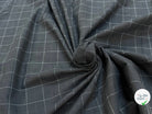 POPELINE DE COTON À CARREAUX NOIR COUTURE - My Little Coupon