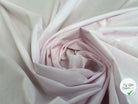 POPELINE DE COTON À RAYURE FINE ROSE CLAIR - My Little Coupon