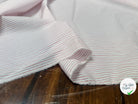 POPELINE DE COTON A RAYURES ROUGE ET ROSE - My Little Coupon