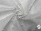 POPELINE DE COTON AJOURÉE DE PETITS POIS BLANC OPTIQUE - My Little Coupon - tissu - coudre