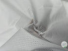 POPELINE DE COTON AJOURÉE DE PETITS POIS BLANC OPTIQUE - My Little Coupon - tissu - coudre