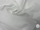 POPELINE DE COTON AJOURÉE DE PETITS POIS BLANC OPTIQUE - My Little Coupon - tissu - coudre