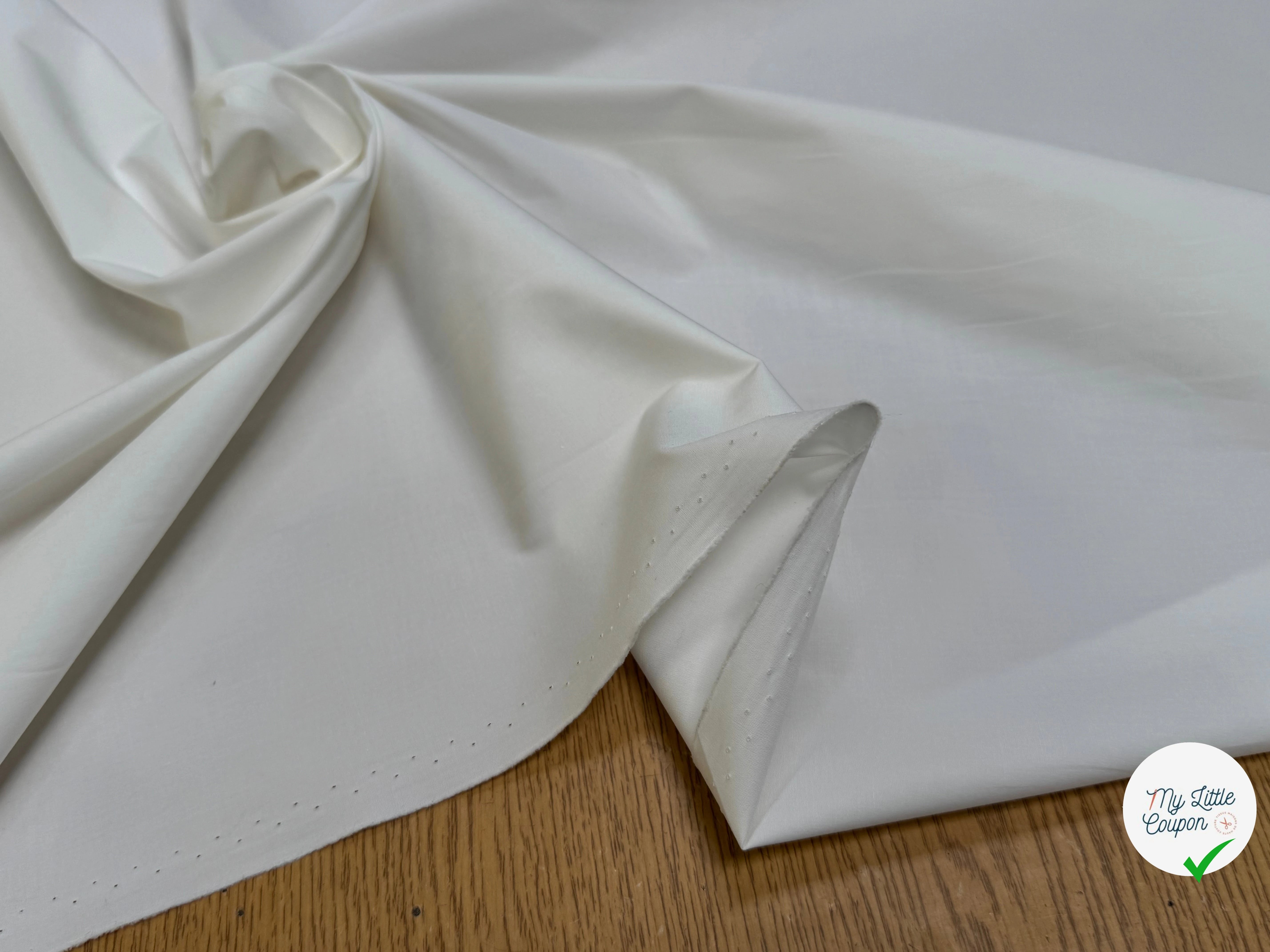 POPELINE DE COTON ALBINI DONNA CRAIE QUALITÉ COUTURE - My Little Coupon