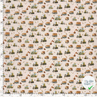 POPELINE DE COTON AUTOS FOND BLANC CASSÉ - My Little Coupon