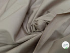 POPELINE DE COTON BEIGE COUTURE MADE IN FRANCE - My Little Coupon
