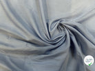 POPELINE DE COTON BICOLORE BLEU ET ORANGE BY RAYMOND - My Little Coupon