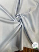 POPELINE DE COTON BLEU CLAIR - My Little Coupon