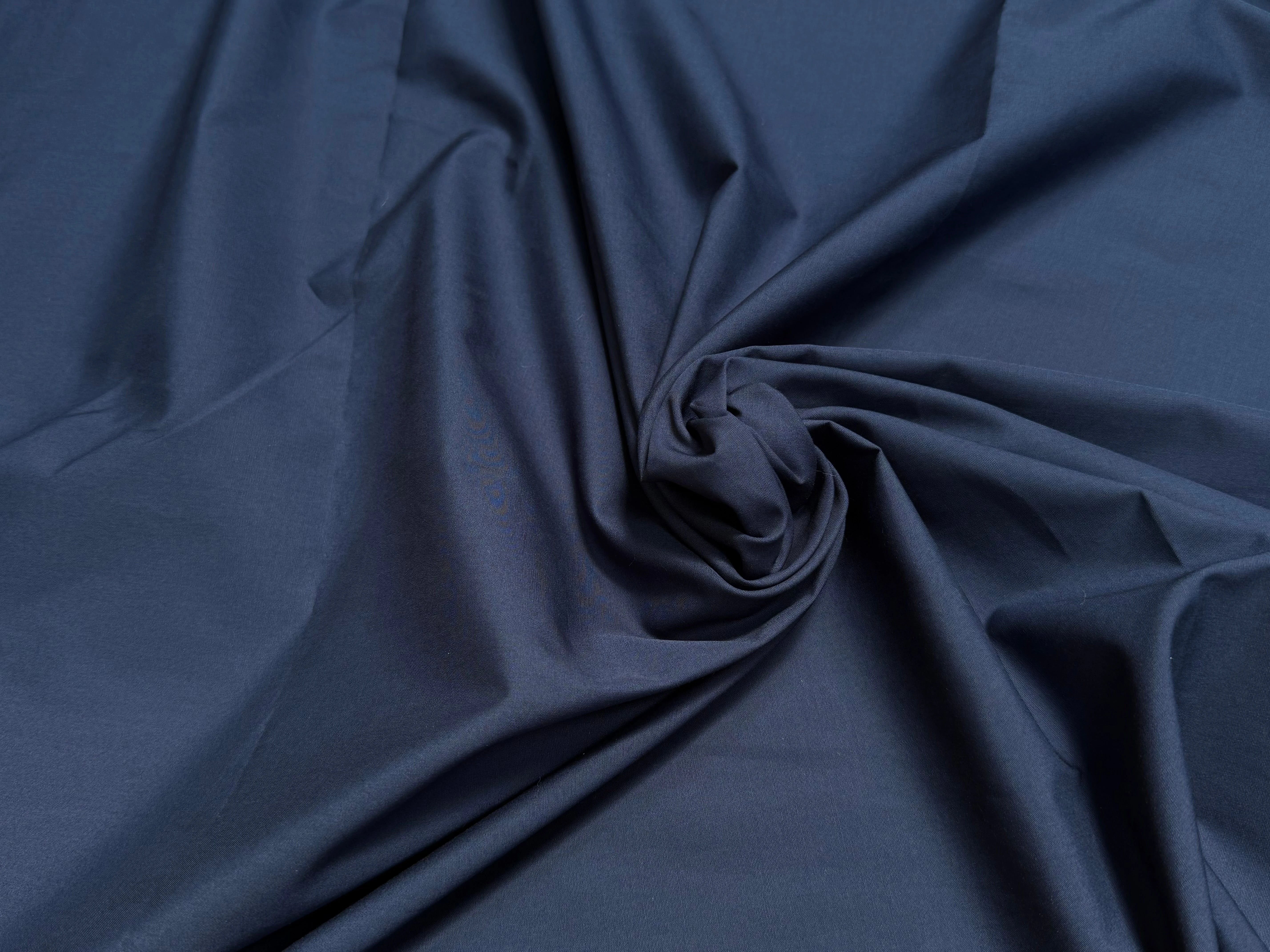 POPELINE DE COTON BLEU DENIM QUALITÉ COUTURE - My Little Coupon