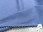 POPELINE DE COTON BLEU GRISÉ UNI - My Little Coupon
