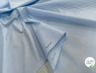 POPELINE DE COTON BLEU PASTEL UNI - My Little Coupon