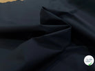 POPELINE DE COTON CRAQUANTE BELLE DENSITÉ 4% ÉLASTHANNE NOIR COUTURE ITALY - My Little Coupon