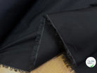 POPELINE DE COTON CRAQUANTE STRETCH NOIR QUALITÉ COUTURE - My Little Coupon